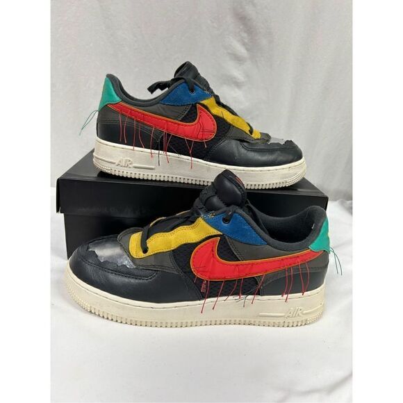Size 8.5 - Nike Air Force 1 Low Black History Month 2020 - Picture 1 of 4
